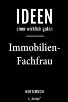 Notizbuch Für Immobilienfachmänner / Immobilienfachmann / Immobilienfachfrau