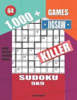 1,000 + Games Jigsaw Killer Sudoku 9X9