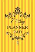 7 Day Planner Pad