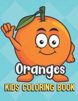 Oranges Kids Coloring Book