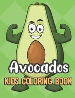 Avocados Kids Coloring Book