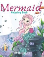 Mermaid Coloring Book For Girls Ages 8-12