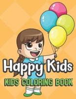 Happy Kids Kids Coloring Book