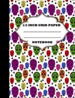 1/2 Inch Grid Paper Notebook