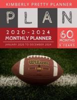 5 Year Monthly Planner 2020-2024