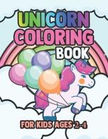 Unicorn Coloring Book for Kids Ages 2-4