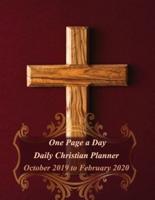 One Page A Day Daily Christian Planner