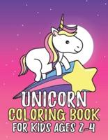 Unicorn Coloring Book for Kids Ages 2-4