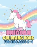 Unicorn Coloring Book for Kids Ages 2-4