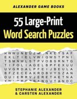 55 Large-Print Word Search Puzzles