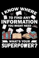 I Know Where To Find Any Information You Might Need What's Your Superpower?