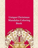 Unique Christmas Mandalas Coloring Book