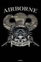 Airborne Military Style Notebook