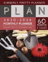 5 Year Monthly Planner 2020-2024
