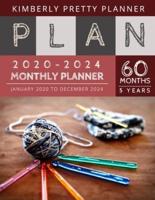 5 Year Monthly Planner 2020-2024