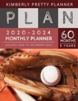 5 Year Monthly Planner 2020-2024