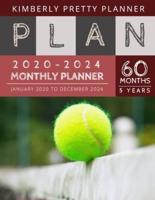 5 Year Monthly Planner 2020-2024