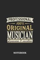 Professional Original Musician Notebook of Passion and Vocation