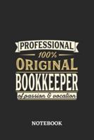 Professional Original Bookkeeper Notebook of Passion and Vocation