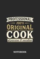 Professional Original Cook Notebook of Passion and Vocation