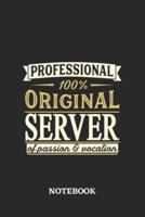 Professional Original Server Notebook of Passion and Vocation
