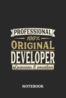 Professional Original Developer Notebook of Passion and Vocation