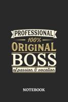 Professional Original Boss Notebook of Passion and Vocation