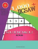 1,000 + Sudoku Jigsaw 6X6