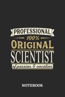 Professional Original Scientist Notebook of Passion and Vocation