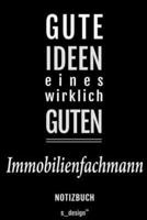 Notizbuch Für Immobilienfachmänner / Immobilienfachmann / Immobilienfachfrau