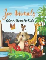 Zoo Animals Coloring Book For Kids