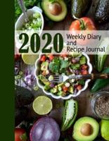 2020 Weekly Diary and Recipe Journal