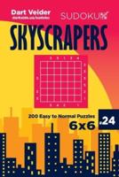 Sudoku Skyscrapers - 200 Easy to Normal Puzzles 6X6 (Volume 24)