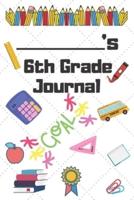 6th Grade Journal