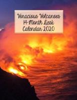 Voracious Volcanoes 14-Month Desk Calendar 2020