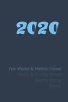 2020 Year Weekly & Monthly Planner