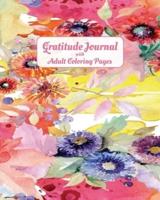 Gratitude Journal With Adult Coloring Pages