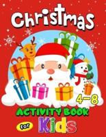 Christmas Activity Books for Kids 4-8