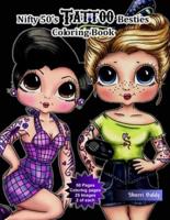 Nifty 50'S Tattoo Besties Coloring Book