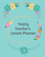 Yearly Teacher's Lesson Planner