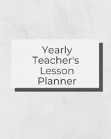 Yearly Teacher's Lesson Planner