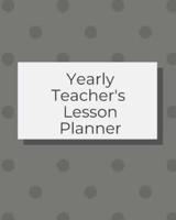 Yearly Teacher's Lesson Planner