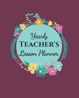 Yearly Teacher's Lesson Planner