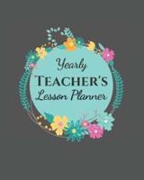 Yearly Teacher's Lesson Planner