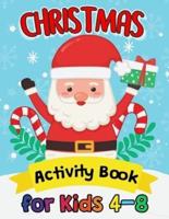 Christmas Activity Books for Kids 4-8