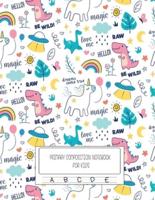 Primary Composition Notebook For Kids