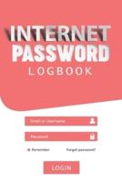 Internet Password Logbook