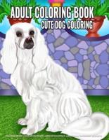 Adult Coloring Book - Cute Dog Coloring