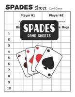 Spades Game Sheets