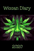 Wiccan Diary 2020 - Green Man Design, Page Per Week Planner With Pages for Monthly Correspondences, Moon Phases, Festivals